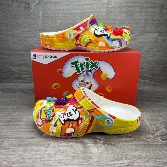 CROCS Shoes - Crocs x Trix Cereal Tie Dye Classic Clog Mens Multi Sizes Available 207922 94S